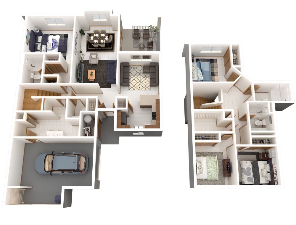 #2D (43 Bedroom 3.5 Bathrooms)