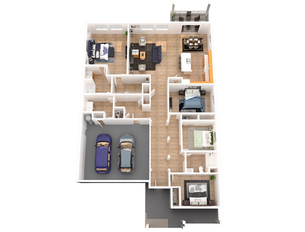 #225 (4 Bedroom 2 Bathrooms)